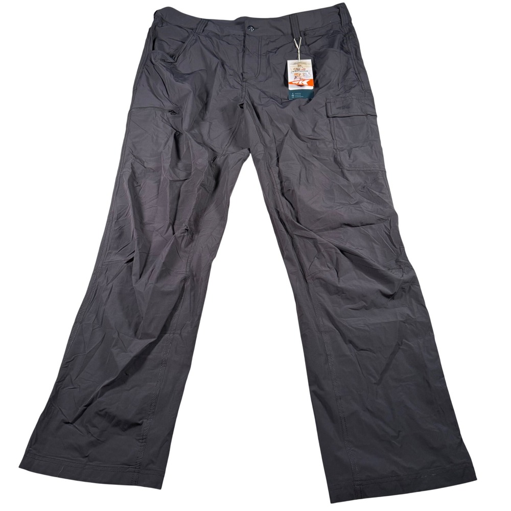 KastKing Cargo Pants‎ Mens 42x34 Black Outdoor Fishing  Performance UPF 50 NEW